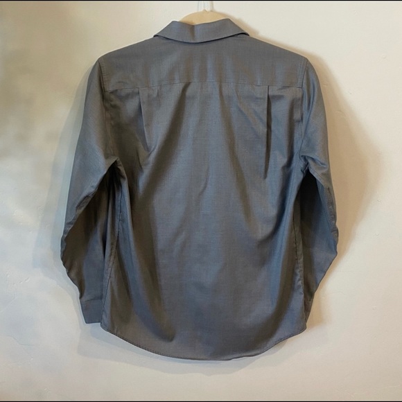 Kenneth Cole Non Iron Slim Fit Button Down Shirt - Picture 2 of 4